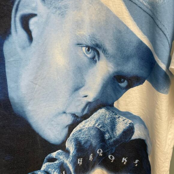 Garth Brooks Vintage Just Big One Size Graphic Tee Oversized 90s VTG Country - Picture 2 of 5